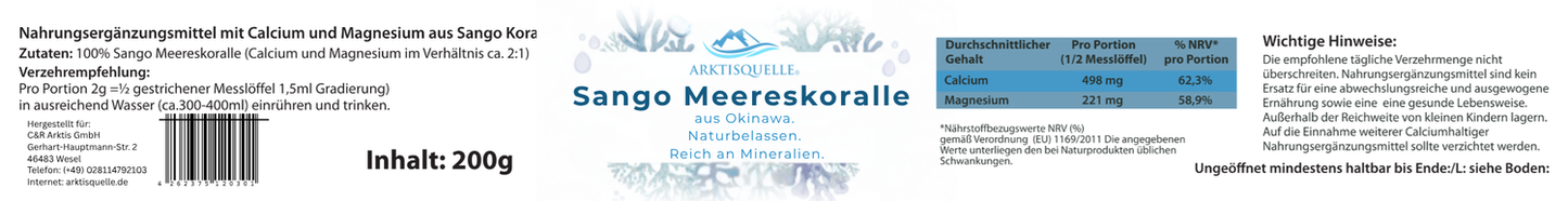 Sango Meereskoralle 200g