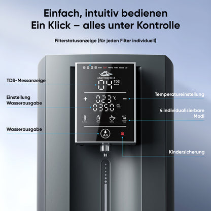 Arktisquelle Wasserfilter Anthrazit: Vorteilspaket