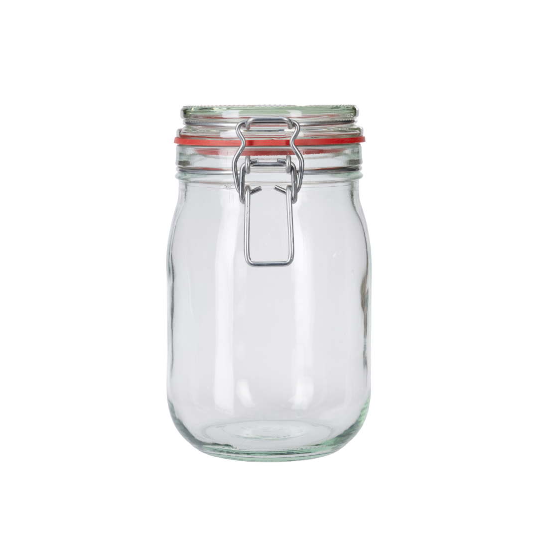 Halitsalz-Sole Starter-Set – Premium Halitsalz 1 kg + Glas + Holzlöffel