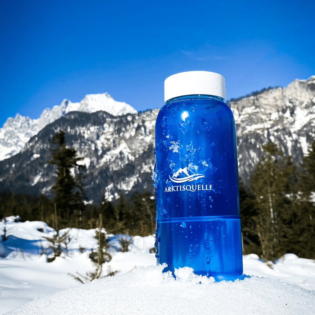 Arktisquelle Glasflasche 860ml – Leicht, robust & chemiefrei