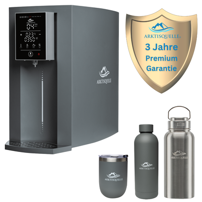 Arktisquelle Wasserfilter: Anthrazit - Black Week Paket