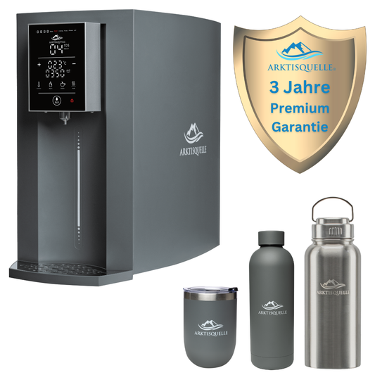 Arktisquelle Wasserfilter: Anthrazit - Black Week Paket