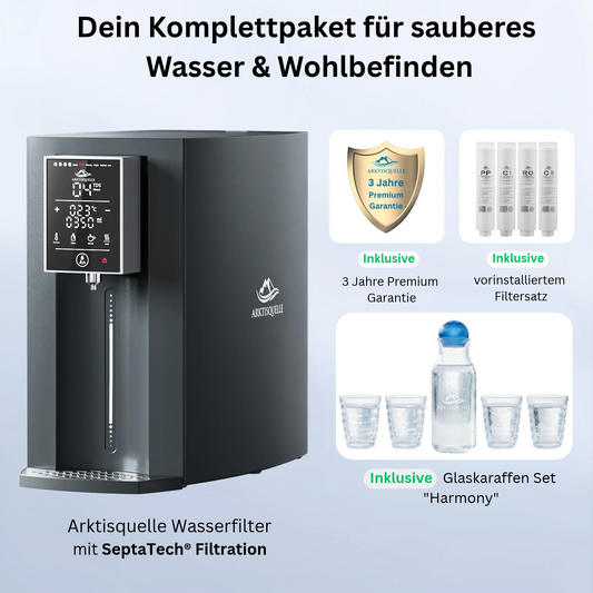 Arktisquelle Wasserfilter - Anthrazit