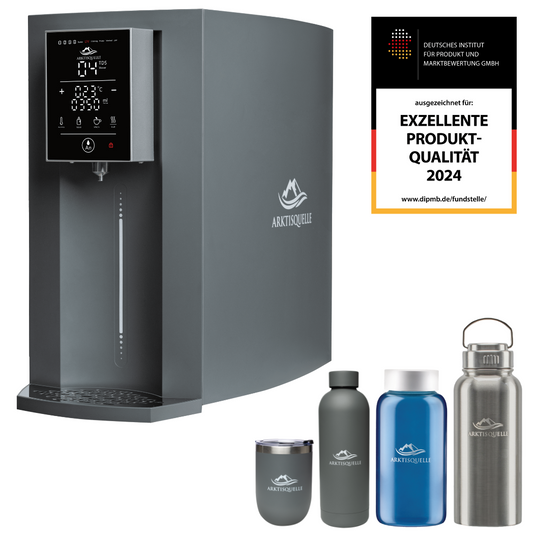 Arktisquelle Wasserfilter: Anthrazit - Sommerangebot