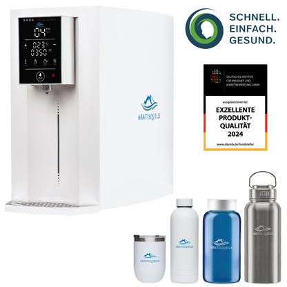 Arktisquelle Wasserfilter - "SchnellEinfachGesund" Exklusivangebot
