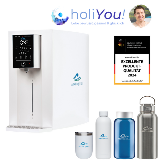 Arktisquelle Wasserfilter - "HoliYou!" Exklusivangebot